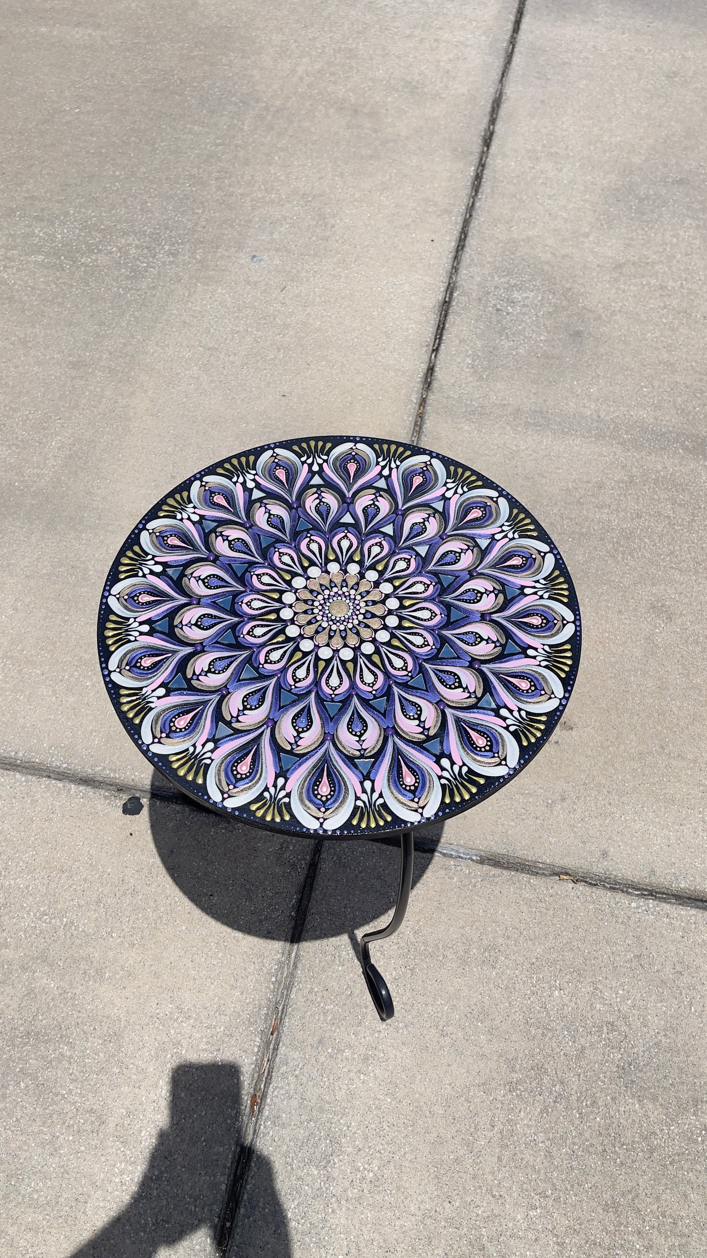 14in Purple Mandala Wall Hanging