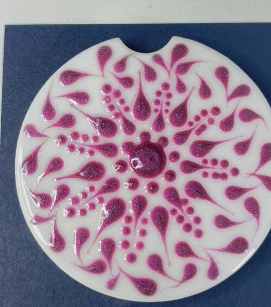 Cup Holder Coaster Berry Mandala